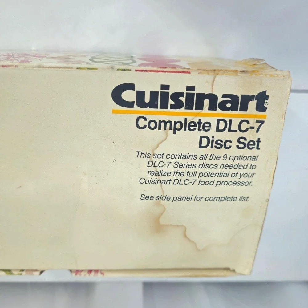 Cuisinart DLC-7 Complete‎ Set Of 9 Discs Made in Japan
